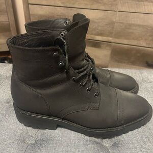 Thursday Boots Black Matte Captain StormKing boots.